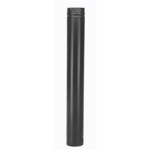 Dura-Vent Dura-Vent 4PVP-06B 6" Straight Length Pipe - Black 4PVP-06B